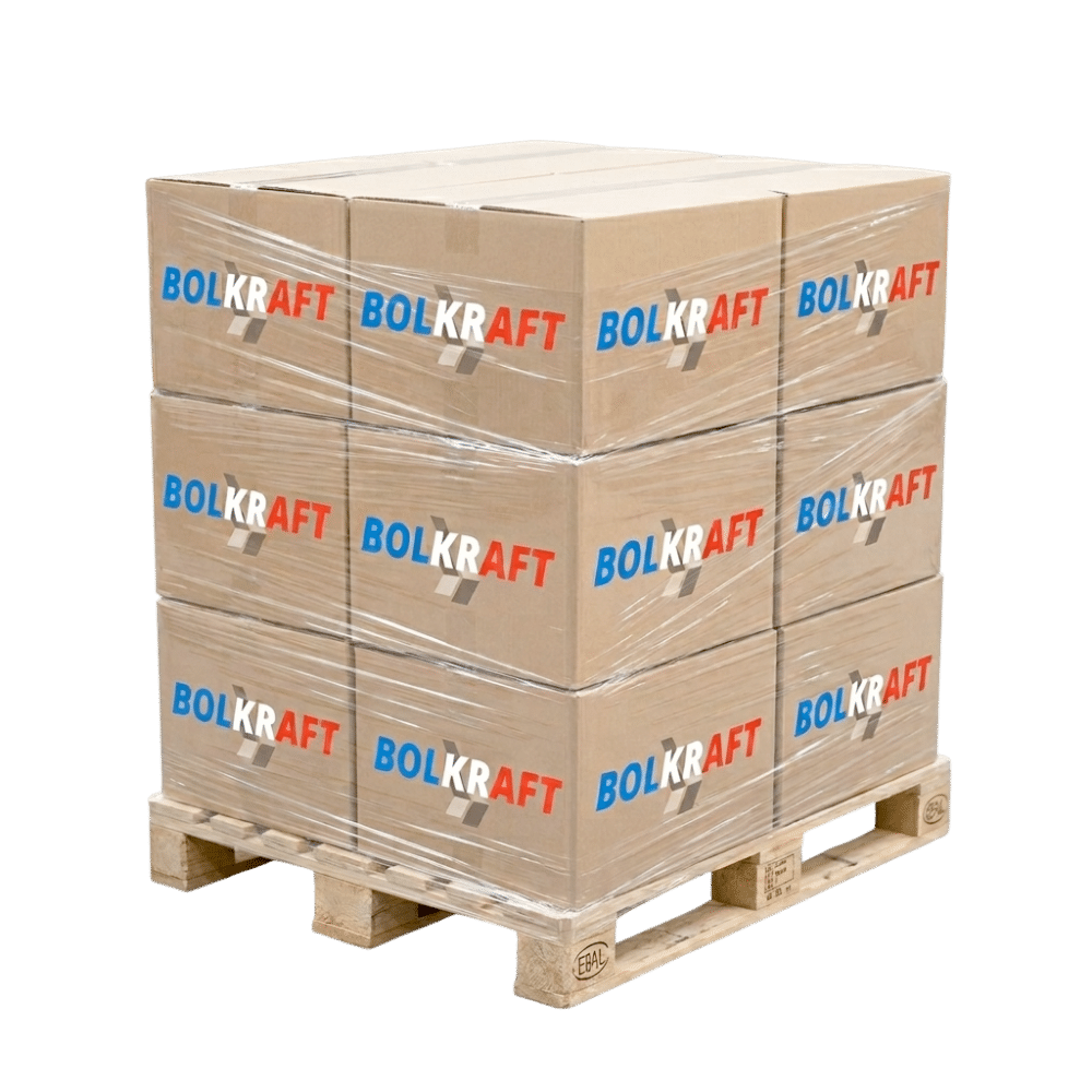 Palette de 7200 bols kraft bruns 750 ml pour la restauration