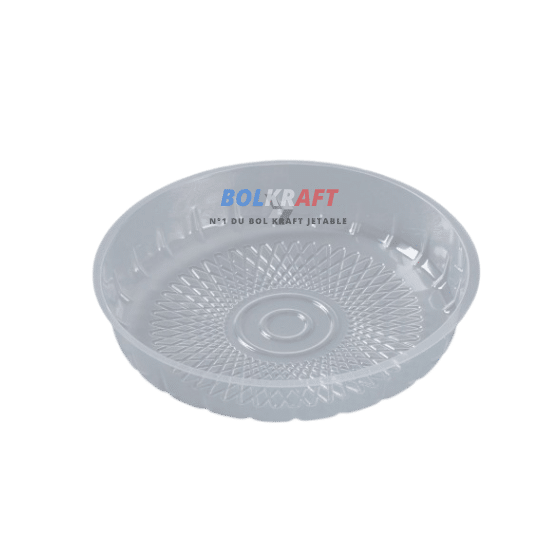 Insert séparateur PP à 1 part pour bol kraft rond de 150 mm